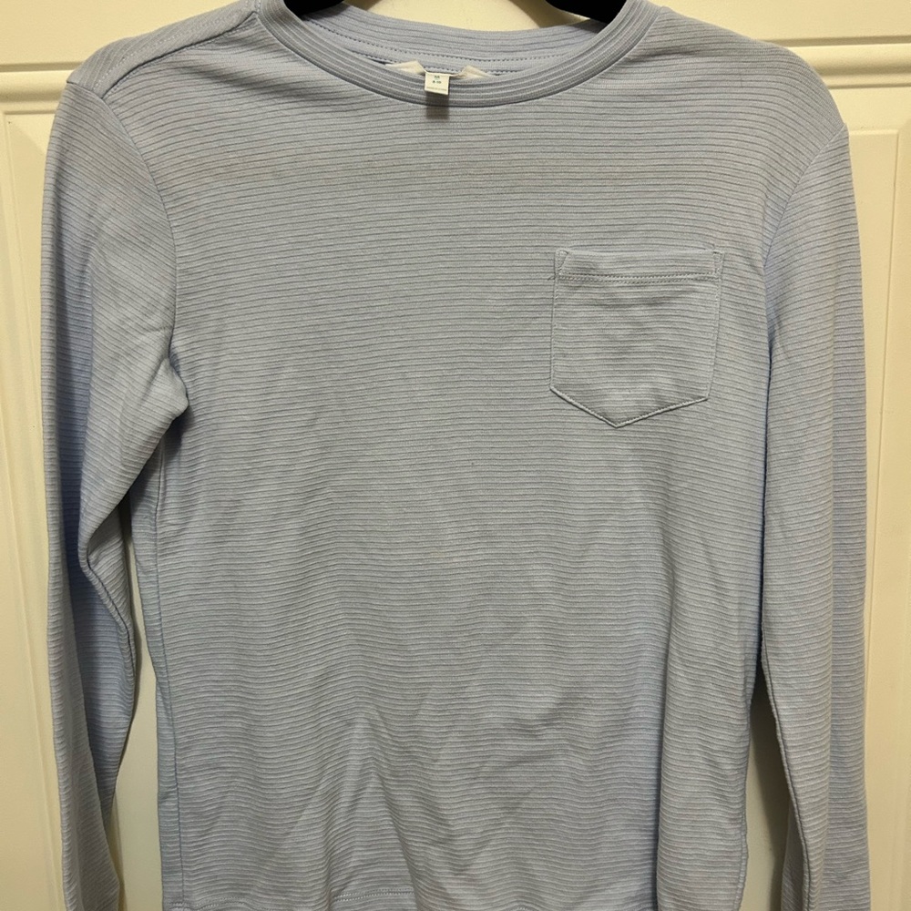 Arket Blue Long Sleeve Tee